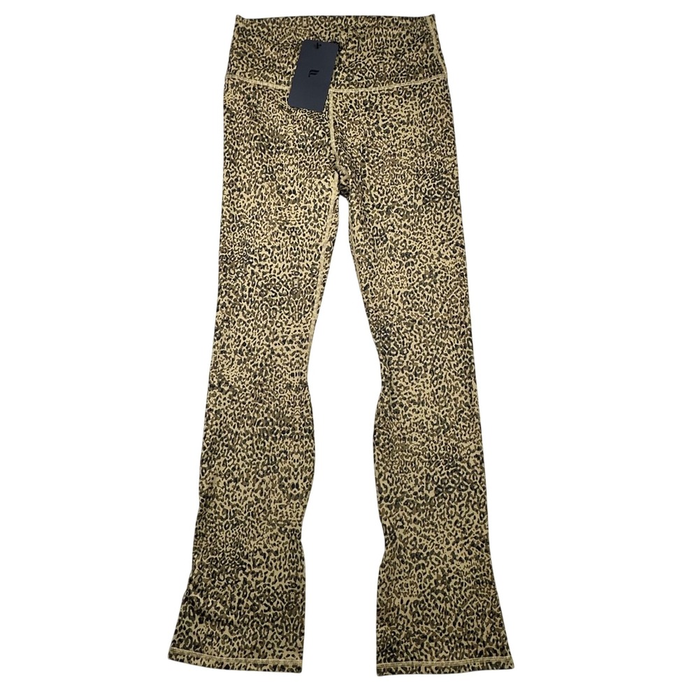 NWT Fabletics PowerHold Define Split Hem Pant Leopard Print High Waist Leggings - Picture 2 of 14